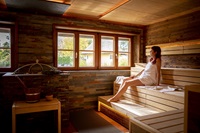 Erholsame Stunden in der Naturteichsauna (VILA VITA Pannonia Pamhagen)