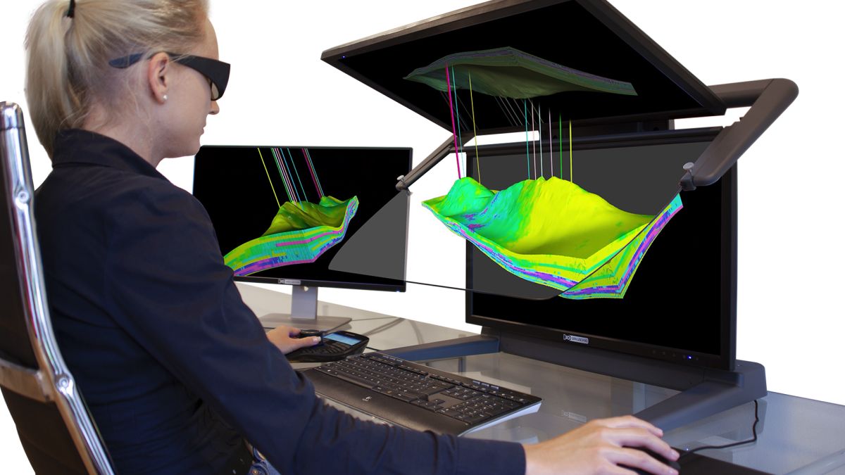 Die optimale Visualisierung von 3D-Geodaten in der Öl- und Gasindustrie. (© Schneider Digital) Die optimale Visualisierung von 3D-Geodaten in der Öl- und Gasindustrie. (© Schneider Digital)