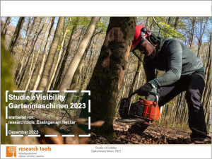 Studie eVisibility Gartenmaschinen 2023