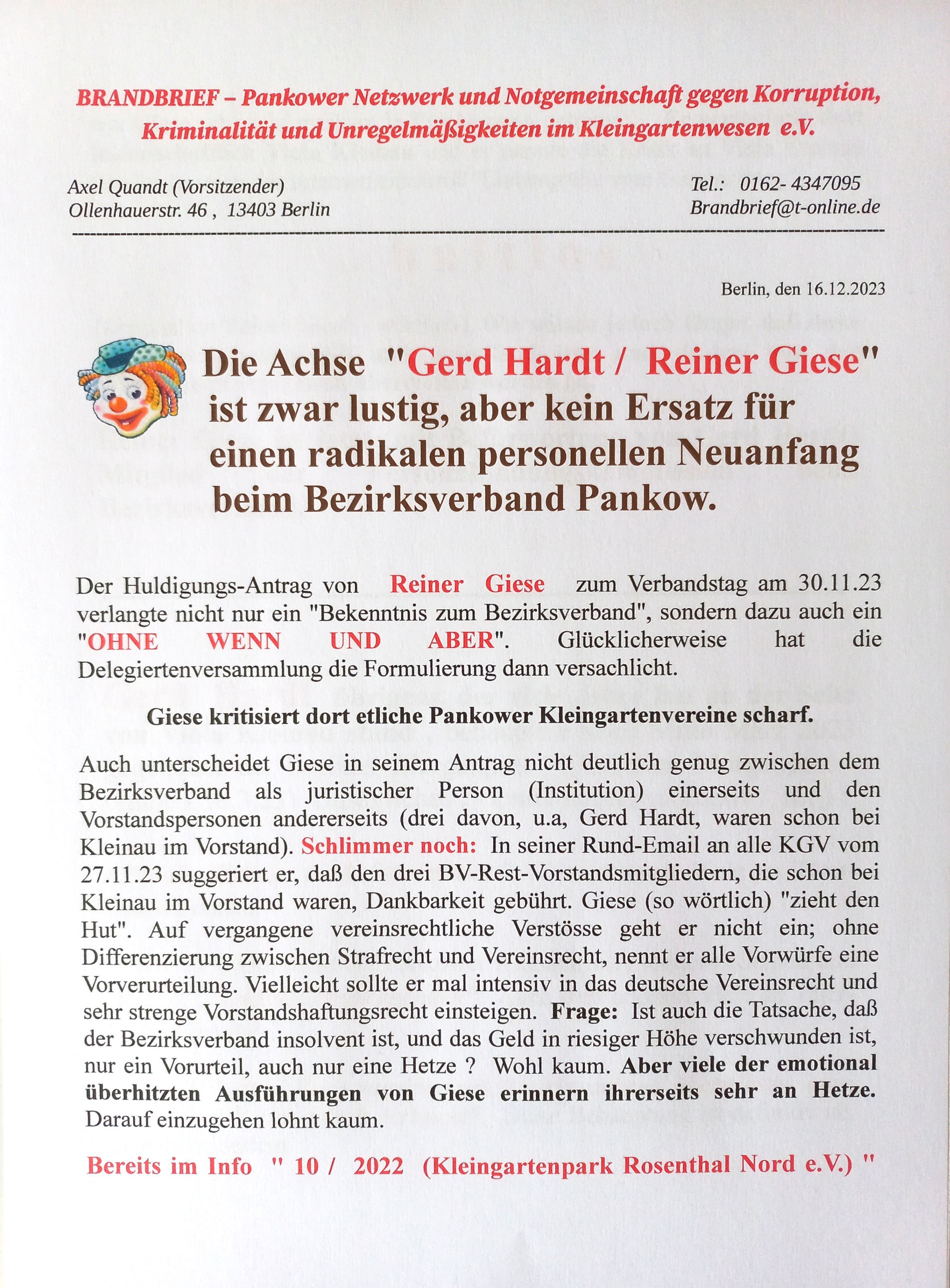 Die Zweifel an einem ehrlich gemeinten Neuanfang, ohne Tricksereien, wachsen immer mehr ! Die Zweifel an einem ehrlich gemeinten Neuanfang, ohne Tricksereien, wachsen immer mehr !