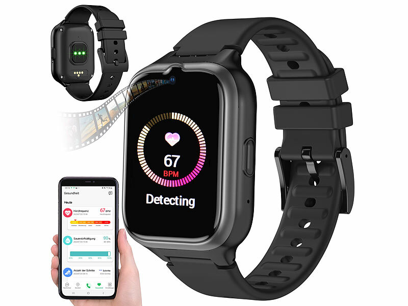 simvalley MOBILE 4G/LTE-Senioren-GPS-Handy-Uhr PW-520.gps (Die Bildrechte liegen bei dem Verfasser der Mitteilung.)
