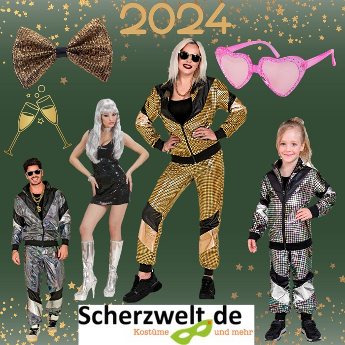 Unsere Kostüm Vorschläge für Ihre Silvester Party (Die Bildrechte liegen bei dem Verfasser der Mitteilung.)