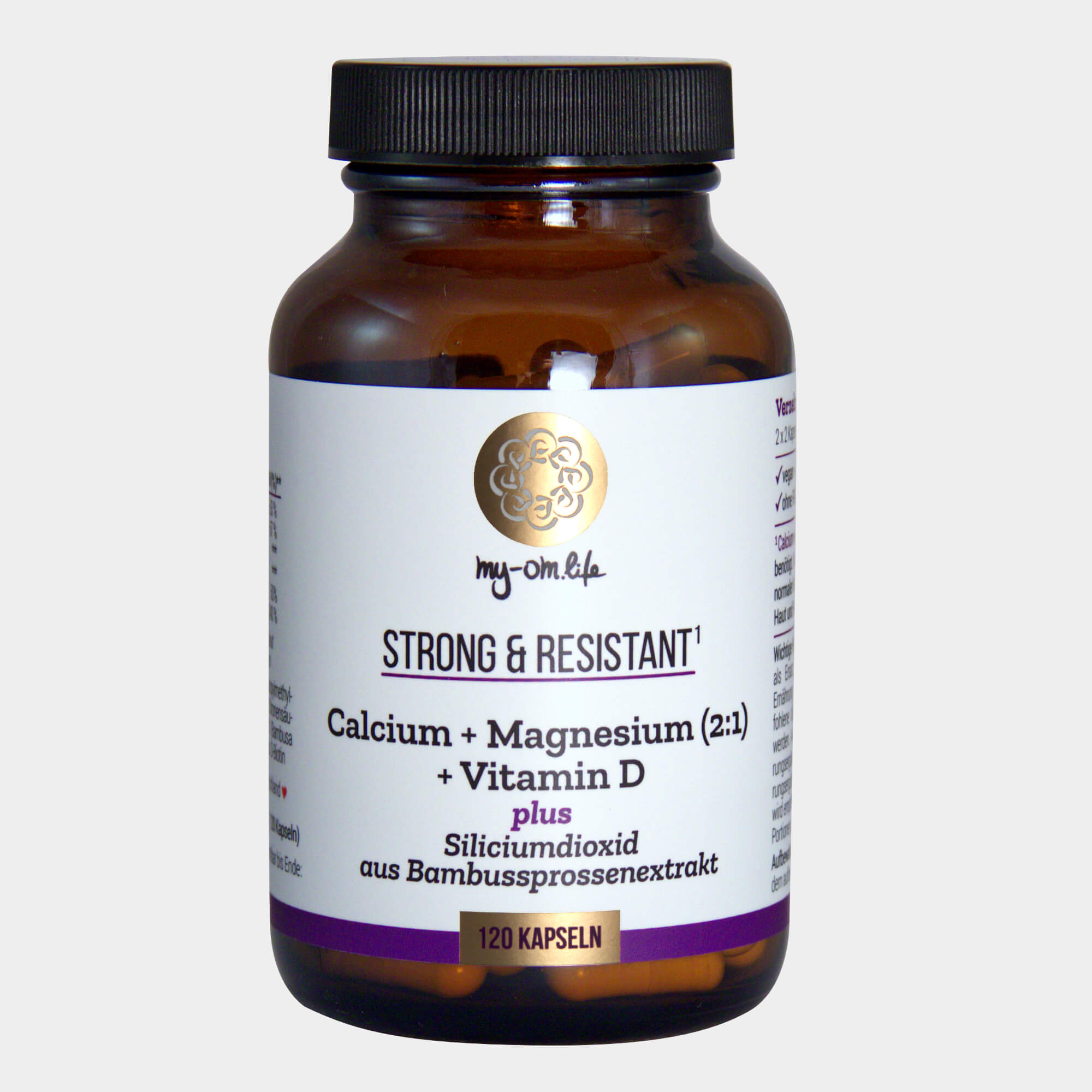 my-om.life Strong& Resistant - Calcium, Magnesium, Bambussprossenextrakt, Vitamin D, Biotin (Die Bildrechte liegen bei dem Verfasser der Mitteilung.) my-om.life Strong& Resistant - Calcium, Magnesium, Bambussprossenextrakt, Vitamin D, Biotin (Die Bildrechte liegen bei dem Verfasser der Mitteilung.)