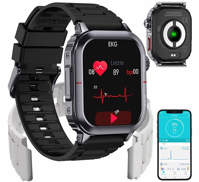 newgen medicals Fitness-Smartwatch SW-490 (Die Bildrechte liegen bei dem Verfasser der Mitteilung.) newgen medicals Fitness-Smartwatch SW-490 (Die Bildrechte liegen bei dem Verfasser der Mitteilung.)