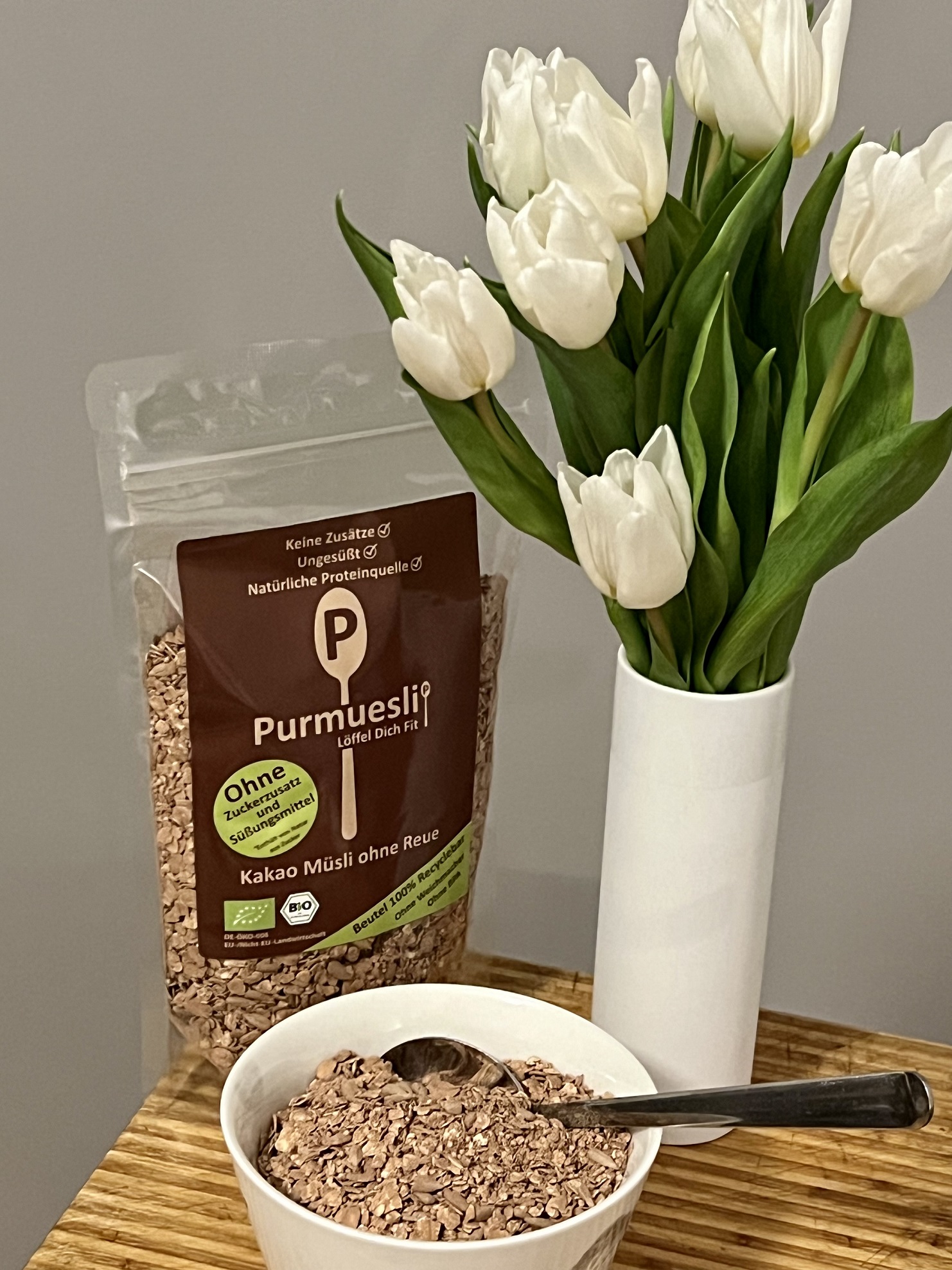 Gesund abnehmen mit den Müslis von PurMuesli (Die Bildrechte liegen bei dem Verfasser der Mitteilung.)
