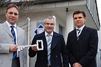 Uwe Wehle, Wolfgang Bauer und IHK-Nachfolgemoderator Jürgen Becker Uwe Wehle, Wolfgang Bauer und IHK-Nachfolgemoderator Jürgen Becker