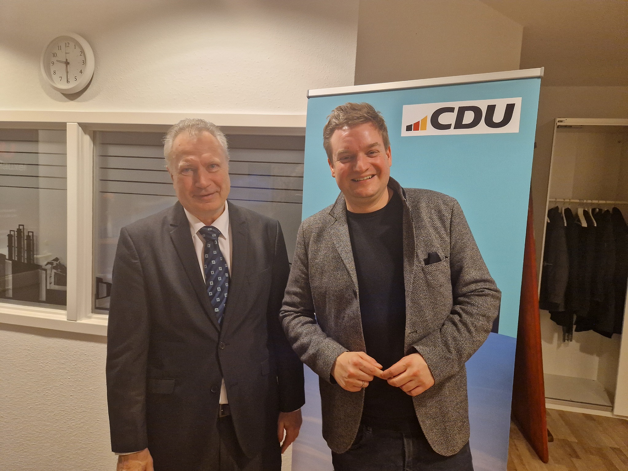Foto: v.l.n.r.: Heinz Leymann (IfKom), Michael Breilmann (MdB) Foto: v.l.n.r.: Heinz Leymann (IfKom), Michael Breilmann (MdB)