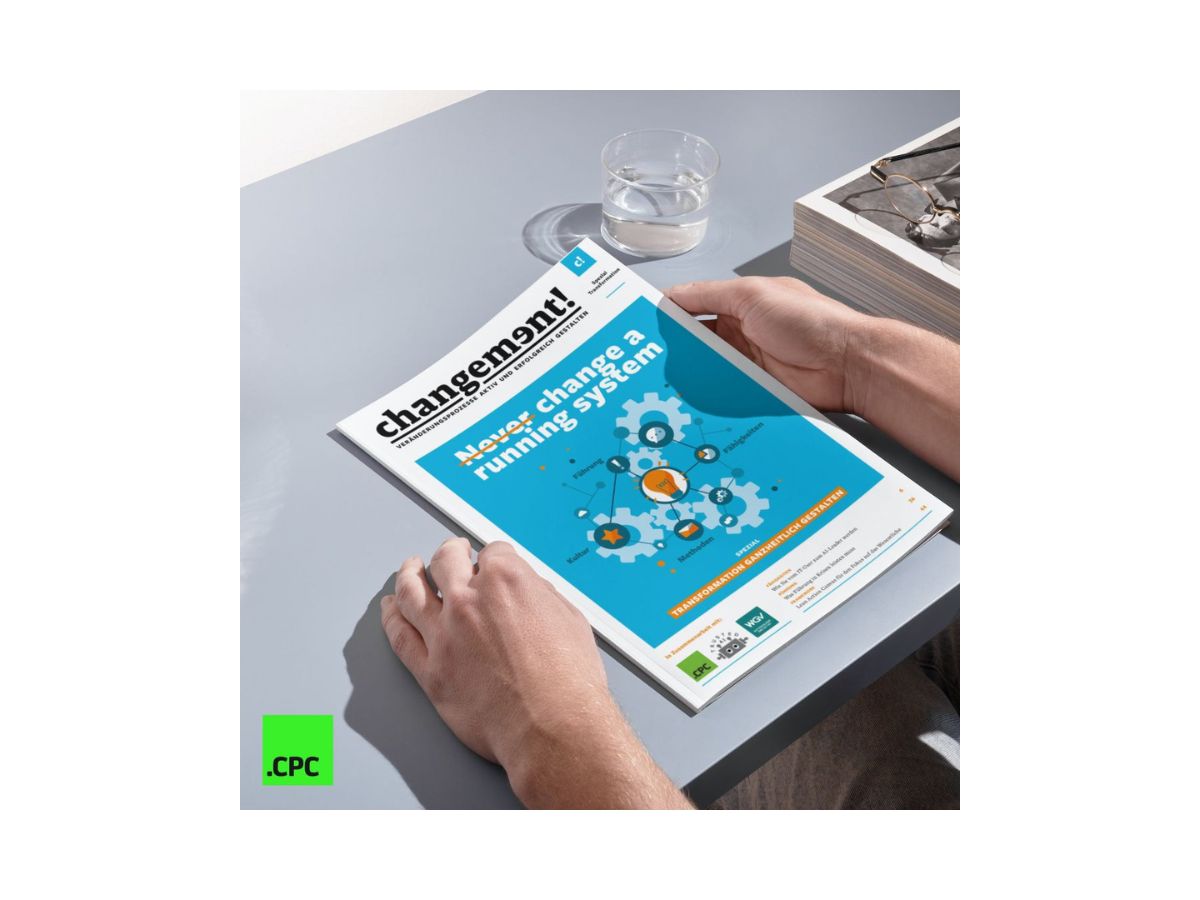Change Management Beitrag von CPC im aktuellen Handelsblatt