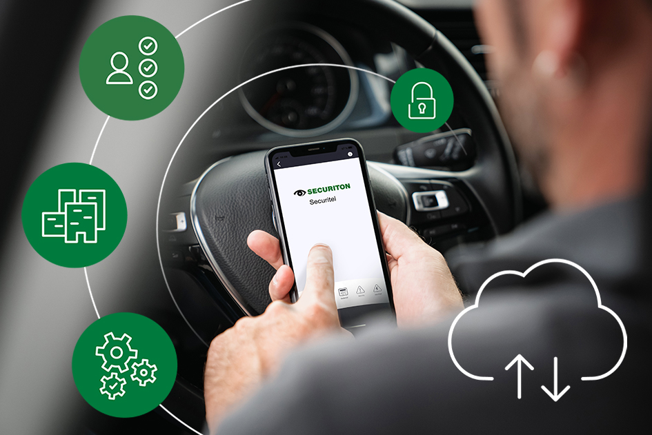 Remote-Service und App von Securiton für den Fernzugriff auf Securitel 500. (Die Bildrechte liegen bei dem Verfasser der Mitteilung.) Remote-Service und App von Securiton für den Fernzugriff auf Securitel 500. (Die Bildrechte liegen bei dem Verfasser der Mitteilung.)