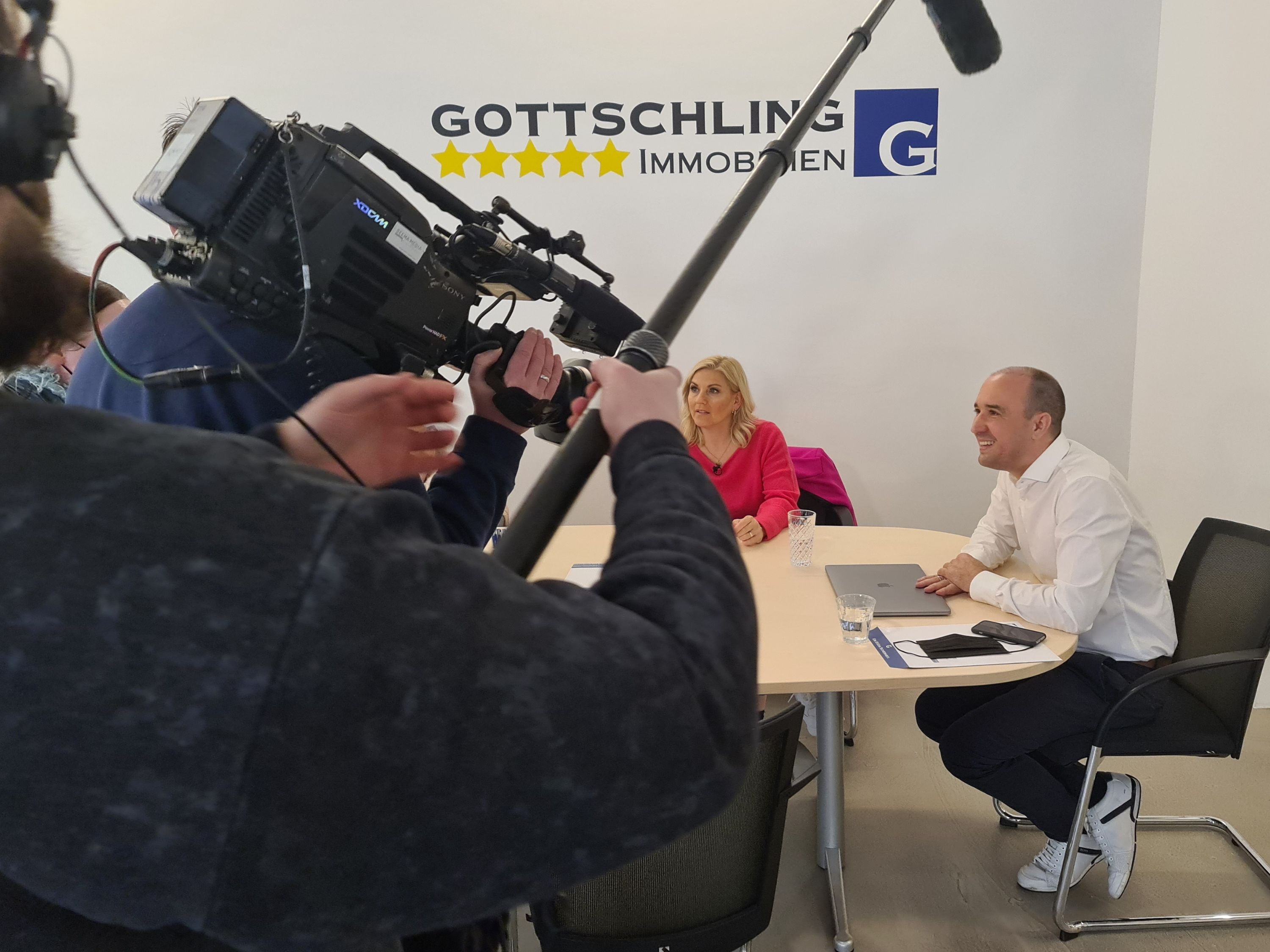 Christian Gottschling bei RTL Punkt 12 bei den Aufnahmen