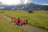 Kenianische Marathonstars beim Training auf der Seiser Alm Kenianische Marathonstars beim Training auf der Seiser Alm