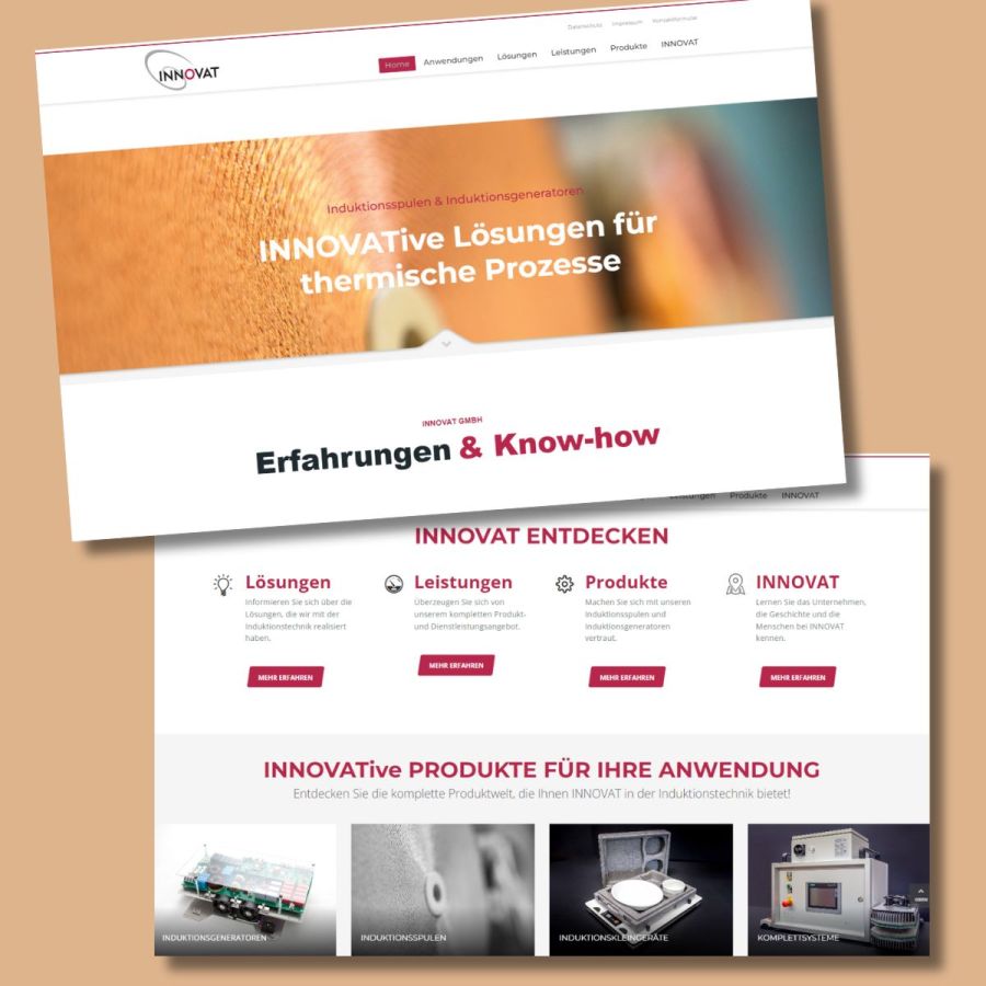 Das Marketing Büro® hat den Relaunch der Website der INNOVAT GmbH komplett umgesetzt. (© Das Marketing Büro® ) Das Marketing Büro® hat den Relaunch der Website der INNOVAT GmbH komplett umgesetzt. (© Das Marketing Büro® )