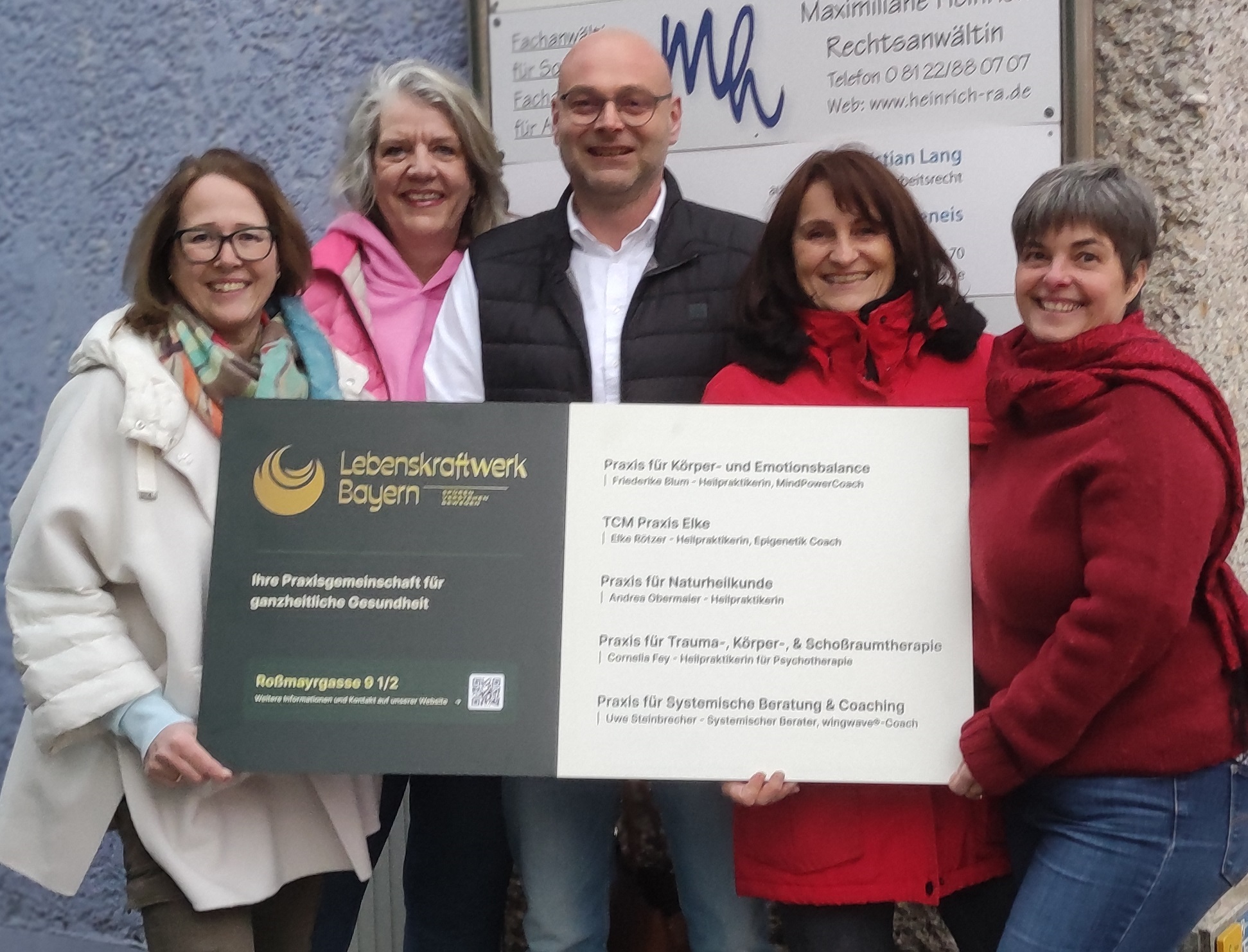 Die Praxisgemeinschaft„LebenskraftWerk Bayern“startet am 1. Februar 2024 in Erding. (Bildquelle: @Foto: privat)