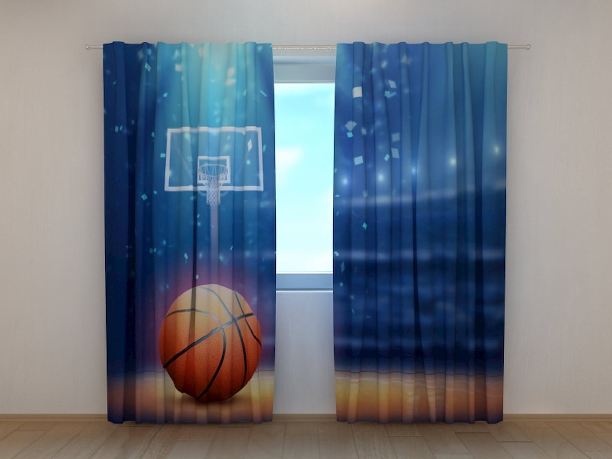 Basketball Arena and Ball Vorhang