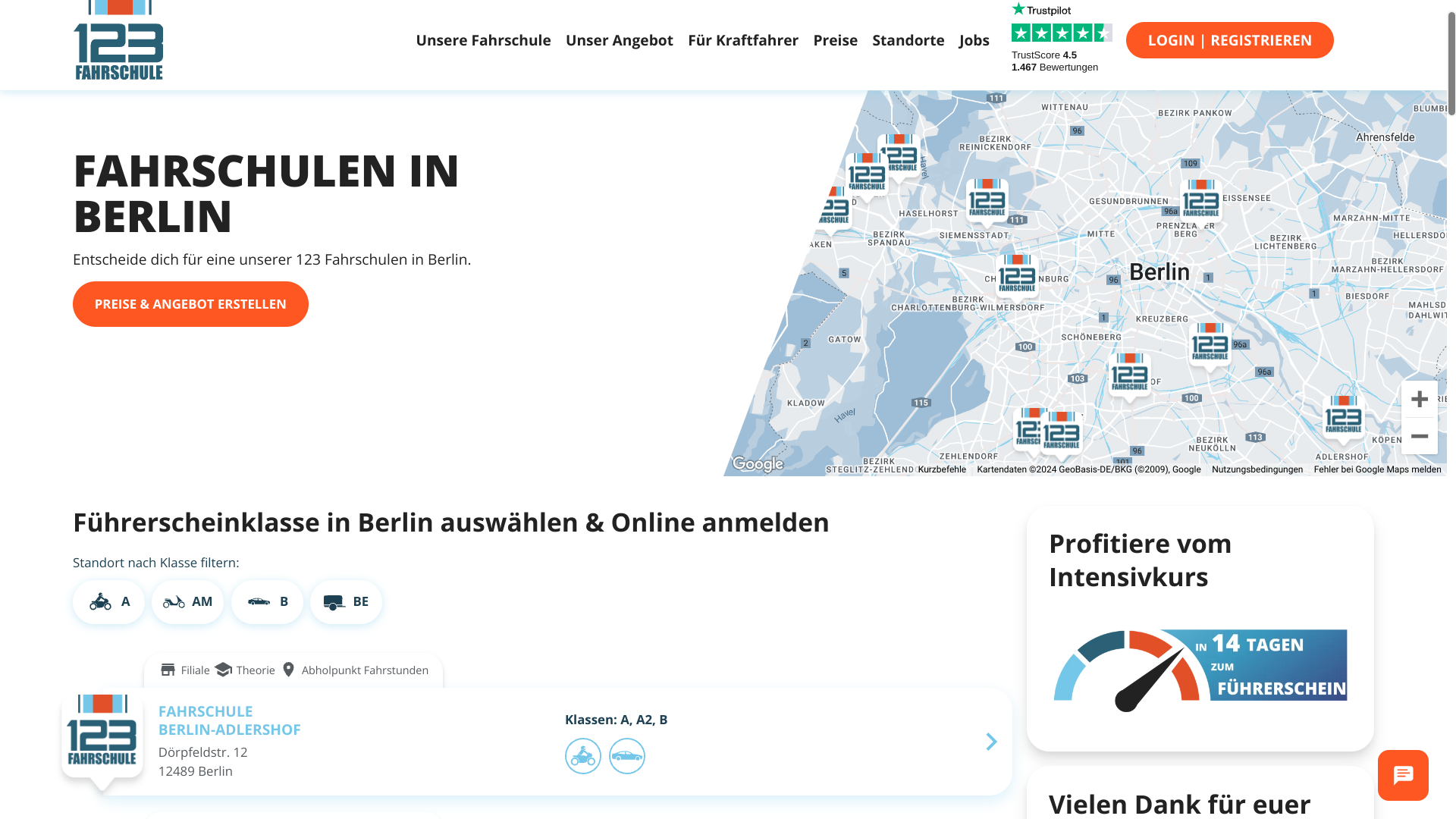 123 Fahrschule Berlin - Fahrlehrer, Führerschein und Fahrerlaubnis. 10 x in Berlin 123 Fahrschule Berlin - Fahrlehrer, Führerschein und Fahrerlaubnis. 10 x in Berlin