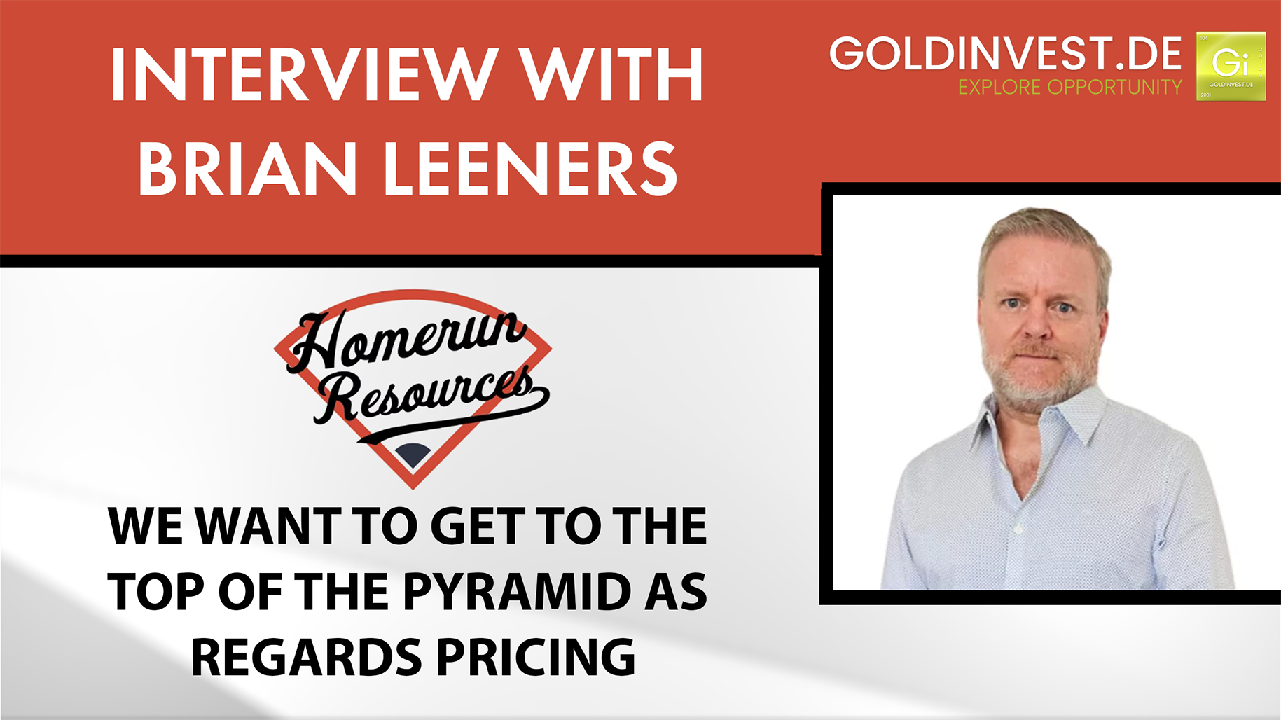 Videointerview mit Homerun Resources; Quelle: Goldinvest.de