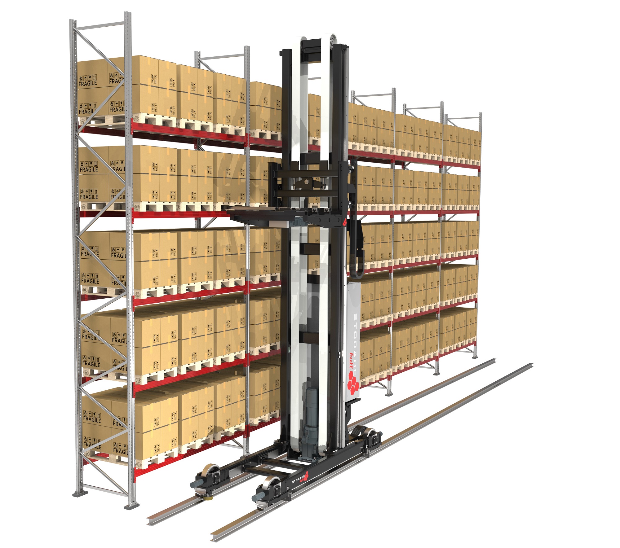 Für den schnellen und automatisierten Zugriff auf Paletten präsentiert Raiser auf der LogiMAT 2024 den Für den schnellen und automatisierten Zugriff auf Paletten präsentiert Raiser auf der LogiMAT 2024 den