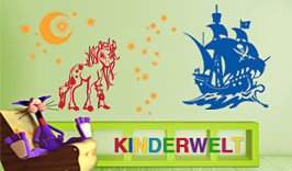 Individiduelle Kinderzimmer-Dekoration mit Wandtattoos von http://www.klebefieber.de/ Individiduelle Kinderzimmer-Dekoration mit Wandtattoos von http://www.klebefieber.de/