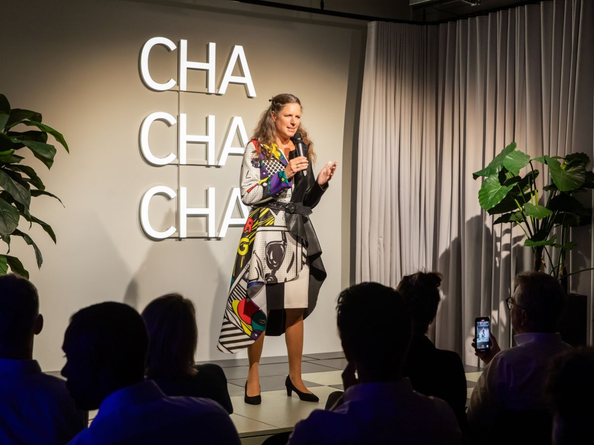 Daniela Landgraf mit ihrer Keynote 
