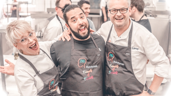 Petra Leroy, Adel Tawil und Jörg Leroy (Bildquelle:©ZNS - Hannelore Kohl Stiftung)