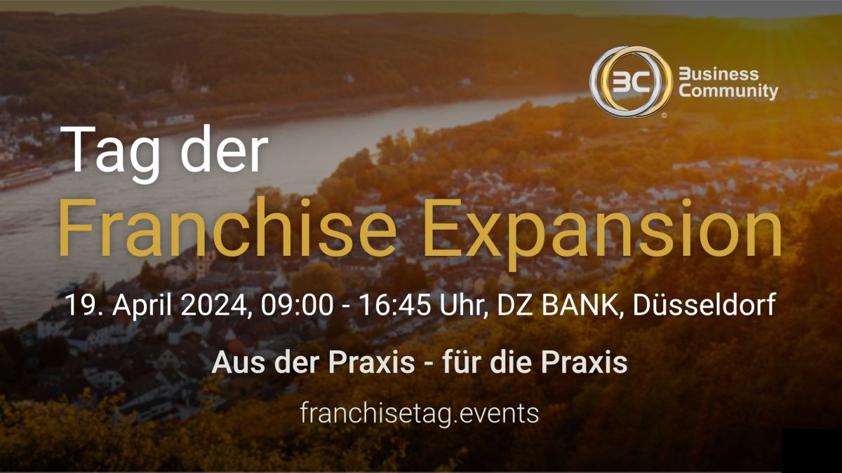 Tag der Franchise Expansion 2024 (© ) Tag der Franchise Expansion 2024 (© )