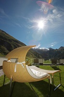 Entspannen im Panoramaspa mit Blick auf den Hintertuxer Gletscher (Hotel Klausnerhof)