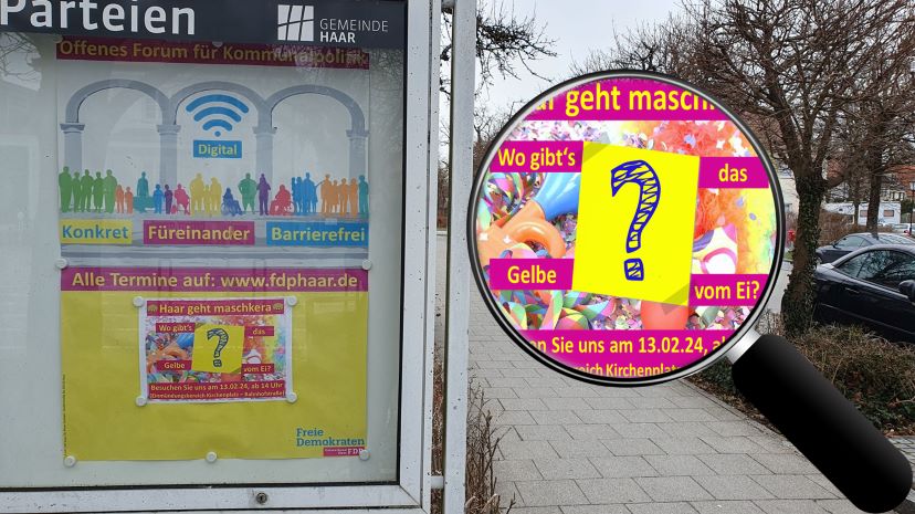 Auch zum diesjährigen Straßenfasching stellt die FDP den Bürgern eine kleine Denksportaufgabe. Auch zum diesjährigen Straßenfasching stellt die FDP den Bürgern eine kleine Denksportaufgabe.
