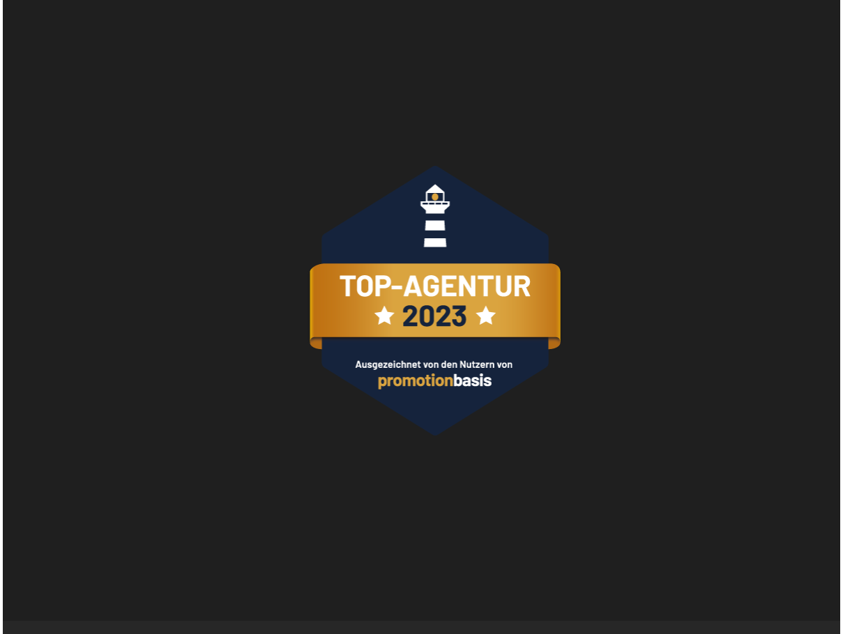 Promotionbasis - Top Agentur 2023 Promotionbasis - Top Agentur 2023