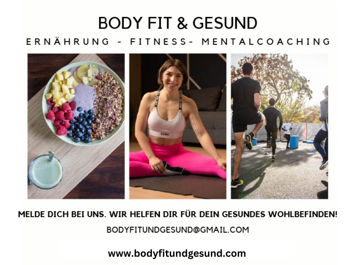 Body Fit & Gesund, Fitness, Mindset, Ernährung, Nina Graber und Susanne Graber Body Fit & Gesund, Fitness, Mindset, Ernährung, Nina Graber und Susanne Graber