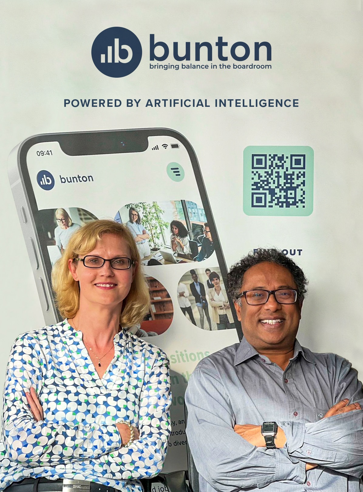 Janet Winkler und Debjit Chaudhuri - Gründer und Geschäftsführer der bunton GmbH