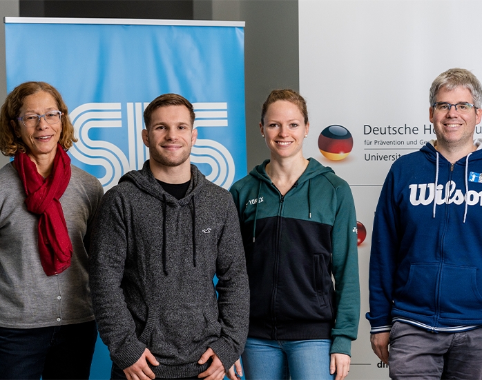 v.l.n.r.: Karin Becker (LSVS), Etienne Kinsinger, Isabel Lohau und Joachim Tesche (LSVS) (Die Bildrechte liegen bei dem Verfasser der Mitteilung.) v.l.n.r.: Karin Becker (LSVS), Etienne Kinsinger, Isabel Lohau und Joachim Tesche (LSVS) (Die Bildrechte liegen bei dem Verfasser der Mitteilung.)