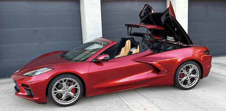 SmartTOP Zusatz-Verdecksteuerung für die 2024er Chevrolet Corvette (Die Bildrechte liegen bei dem Verfasser der Mitteilung.)