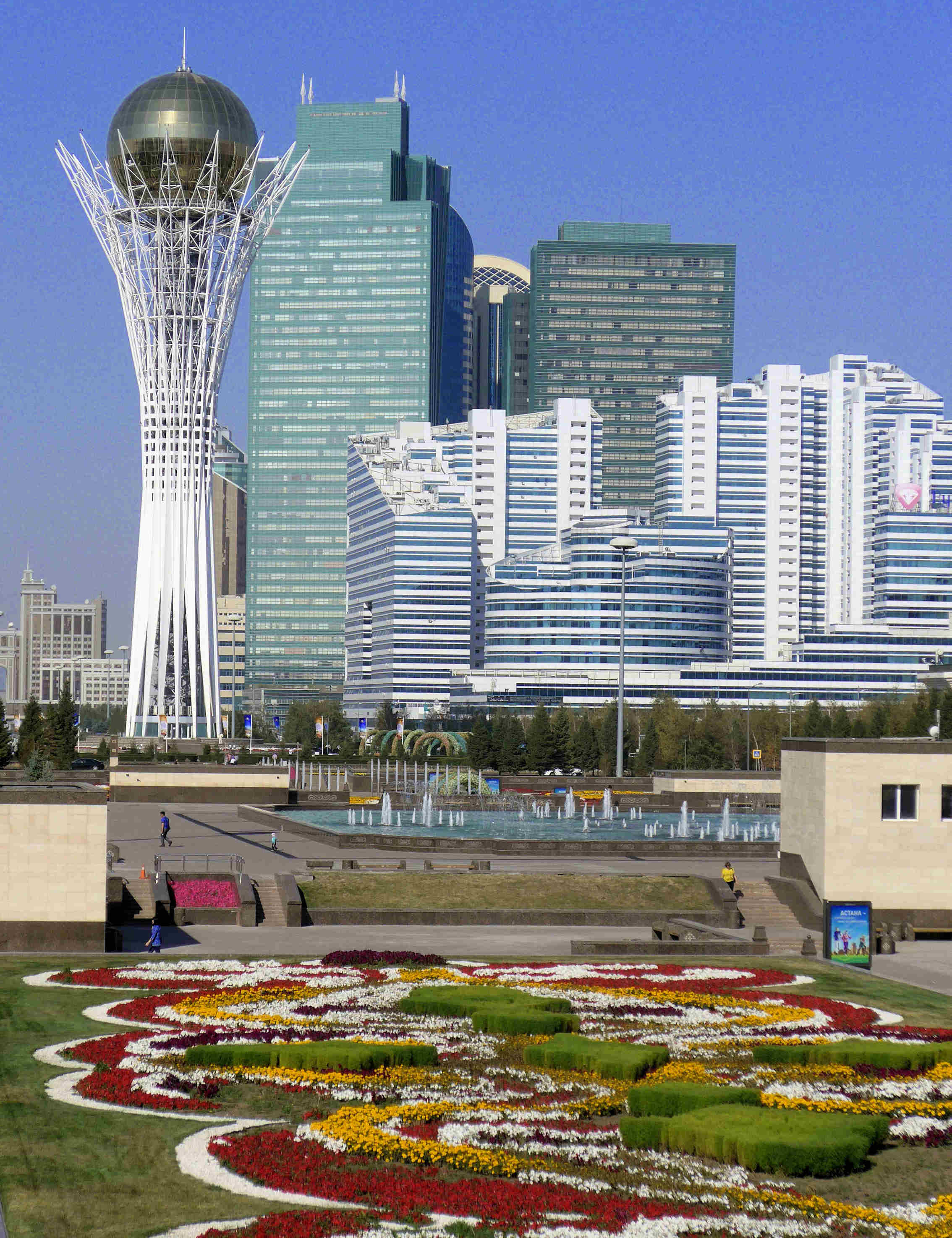 Frühling in Kasachstans Hauptstadt Astana. (Bildquelle: Claasen Communication)