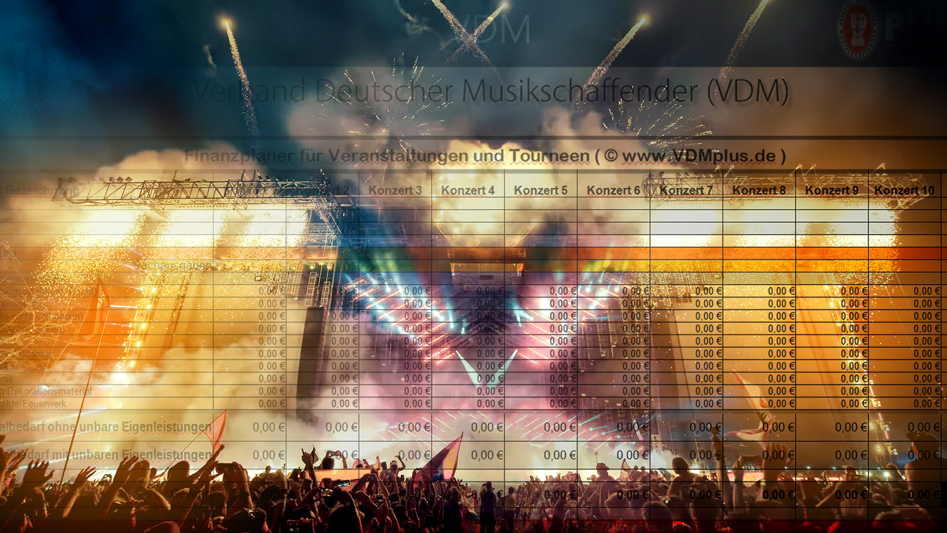 Finanzplaner für Musik-Konzerte und -Tourneen (Bildquelle: stock.adobe.com - von FotoArtist) Finanzplaner für Musik-Konzerte und -Tourneen (Bildquelle: stock.adobe.com - von FotoArtist)