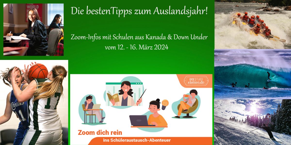 Tipps für ein erfolgreiches Auslandsjahr: Online-Veranstaltungen vom 12.-16.3.2024 (© MyStudyChoice) Tipps für ein erfolgreiches Auslandsjahr: Online-Veranstaltungen vom 12.-16.3.2024 (© MyStudyChoice)