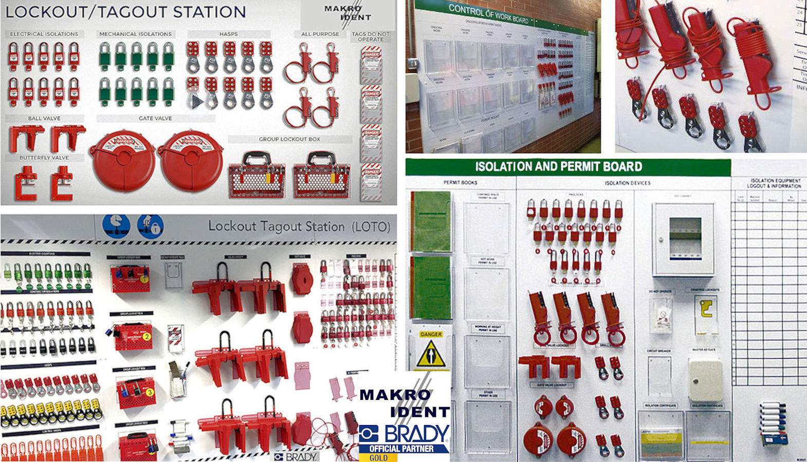 Lockout-Tagout Shadowboards in Sonderanfertigung