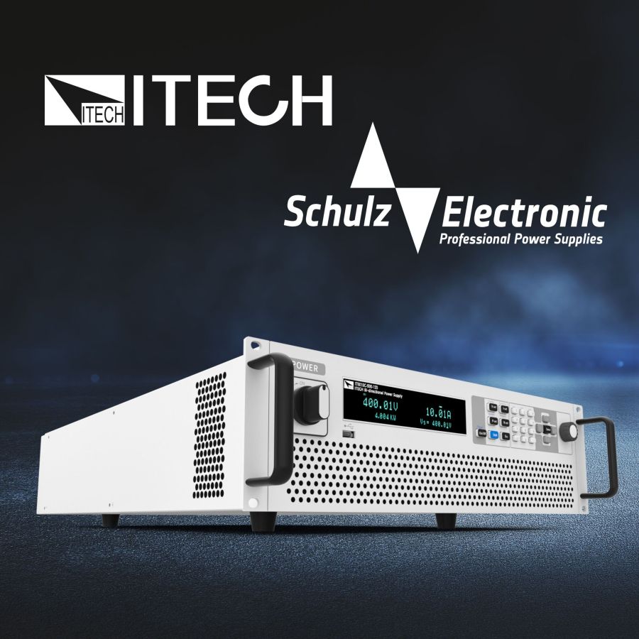 Die Produkte und Technologielösungen der ITECH ELECTRONIC CO. ergänzen seit Anfang 2024 das Leistung (© SCHULZ ELECTRONIC / ITECH) Die Produkte und Technologielösungen der ITECH ELECTRONIC CO. ergänzen seit Anfang 2024 das Leistung (© SCHULZ ELECTRONIC / ITECH)