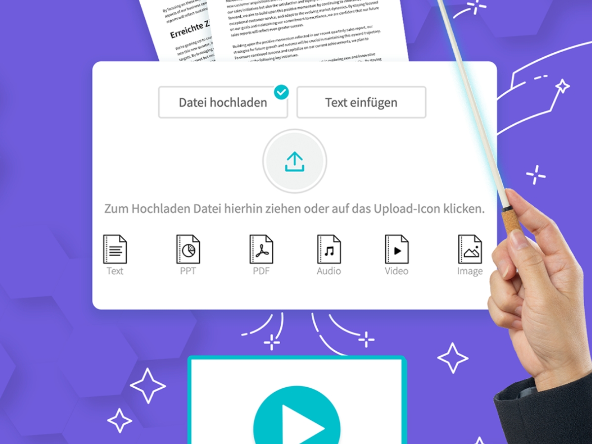 Mit der Integration der neuen Simplifier-Funktion auf der Video-Plattform sorgt simpleshow für noch einfachere Videoerstellung. Mit der Integration der neuen Simplifier-Funktion auf der Video-Plattform sorgt simpleshow für noch einfachere Videoerstellung.