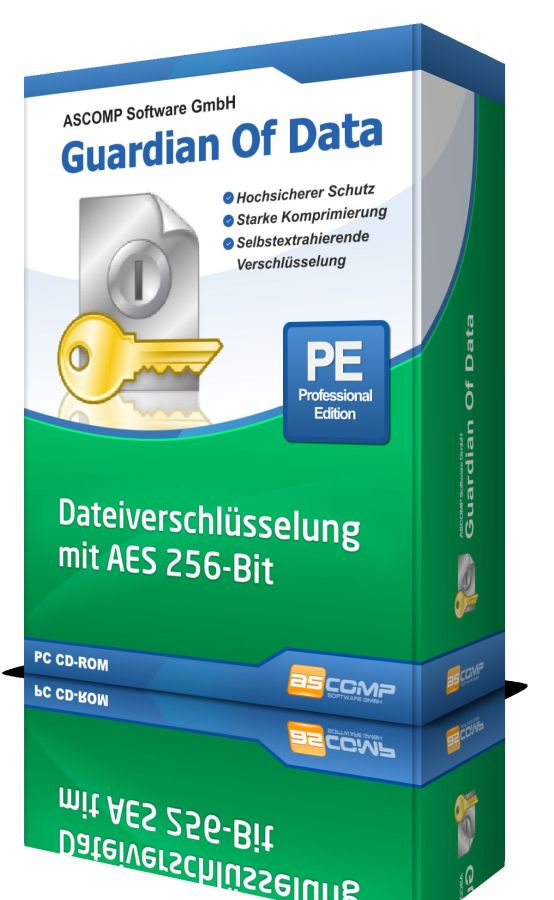 ASCOMP Guardian Of Data: Dateiverschlüsselung für Windows (© ) ASCOMP Guardian Of Data: Dateiverschlüsselung für Windows (© )