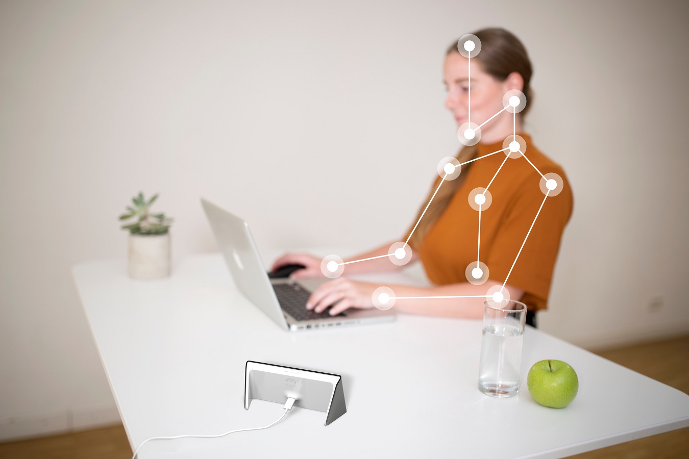STRAP - System zur Verbesserung der mentalen und physischen Gesundheit am Arbeitsplatz. (© Care GmbH) STRAP - System zur Verbesserung der mentalen und physischen Gesundheit am Arbeitsplatz. (© Care GmbH)