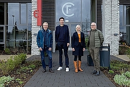 Oliver Hummel, Stefan Schulz, Clara Gerlach und Manfred Voß; (c) Factory Campus/C. Schönbach 