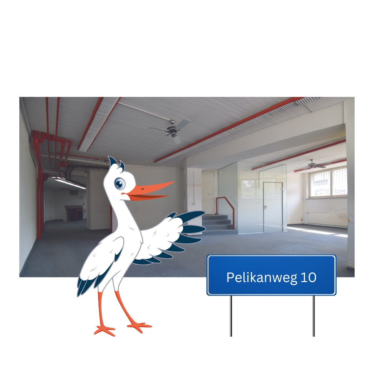 Sami zeigt auf das Innere des Mietobjekts am Pelikanweg 10 (Die Bildrechte liegen bei dem Verfasser der Mitteilung.) Sami zeigt auf das Innere des Mietobjekts am Pelikanweg 10 (Die Bildrechte liegen bei dem Verfasser der Mitteilung.)