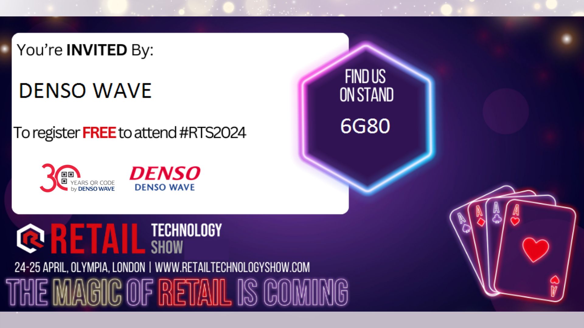 DENSO ist einer der Aussteller auf der diesjährigen Retail Technology Show in London und zeigt Technologien der Spitzenklasse.