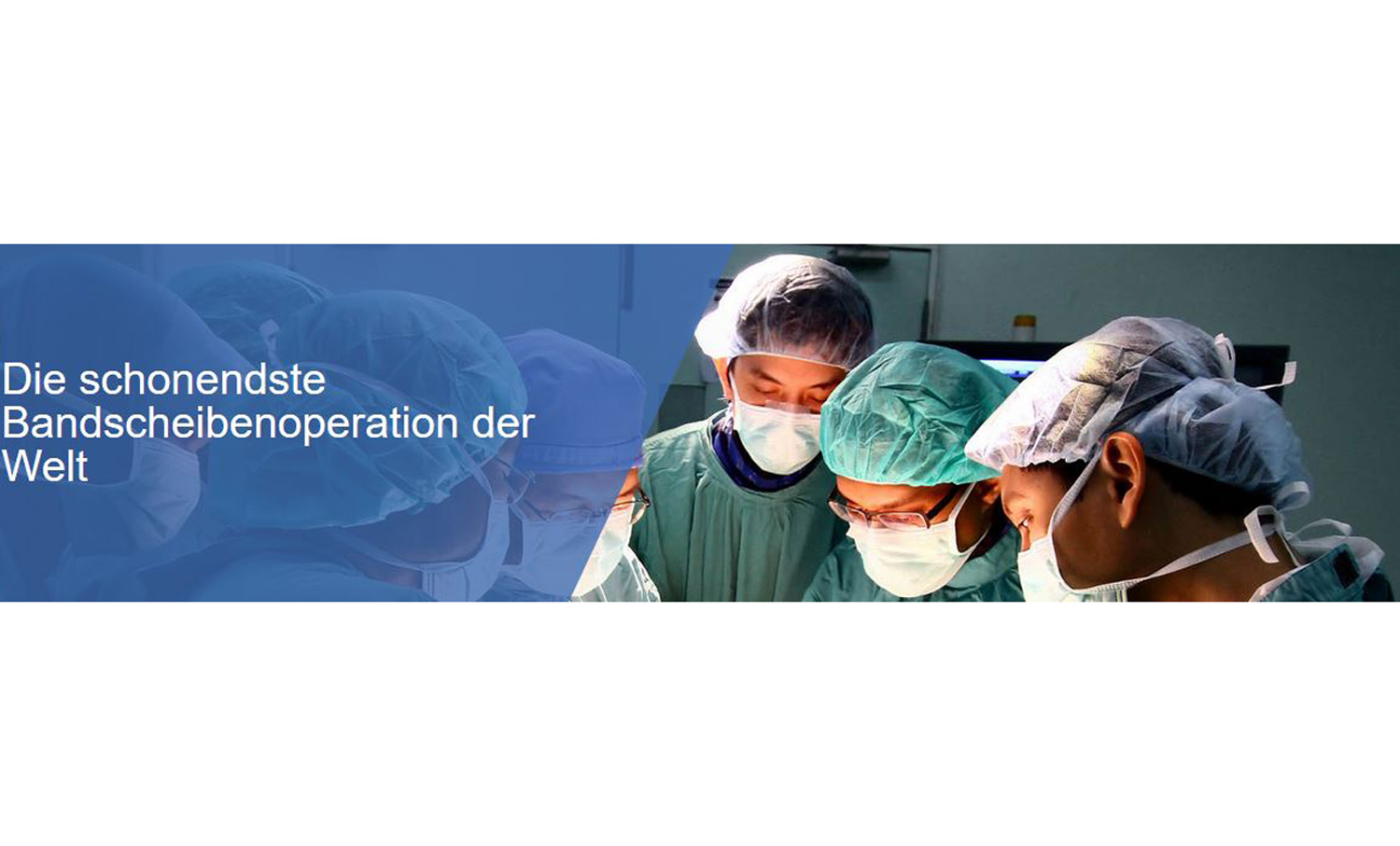Schonende Bandscheiben Operation Schonende Bandscheiben Operation