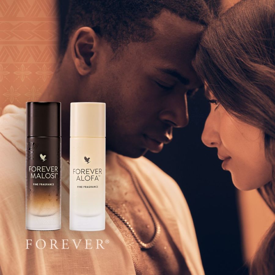 Forever Malosi™ Fine Fragrance und Forever Alofa™ Fine Fragrance (© Forever Living Products) Forever Malosi™ Fine Fragrance und Forever Alofa™ Fine Fragrance (© Forever Living Products)