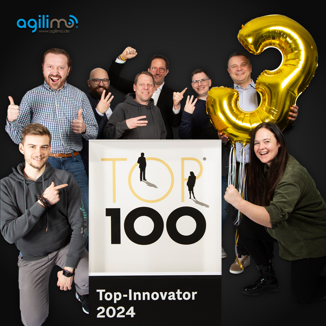 TOP-Innovator 2024, agilimo Consulting GmbH (Die Bildrechte liegen bei dem Verfasser der Mitteilung.) TOP-Innovator 2024, agilimo Consulting GmbH (Die Bildrechte liegen bei dem Verfasser der Mitteilung.)