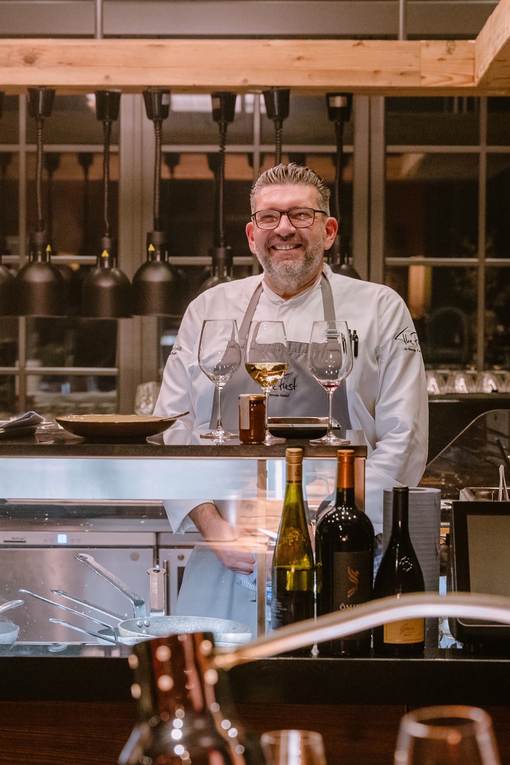 Marcello Fabbri, Küchenchef des„The First“(Bildquelle:©Spa& GolfResort Weimarer Land) Marcello Fabbri, Küchenchef des„The First“(Bildquelle:©Spa& GolfResort Weimarer Land)
