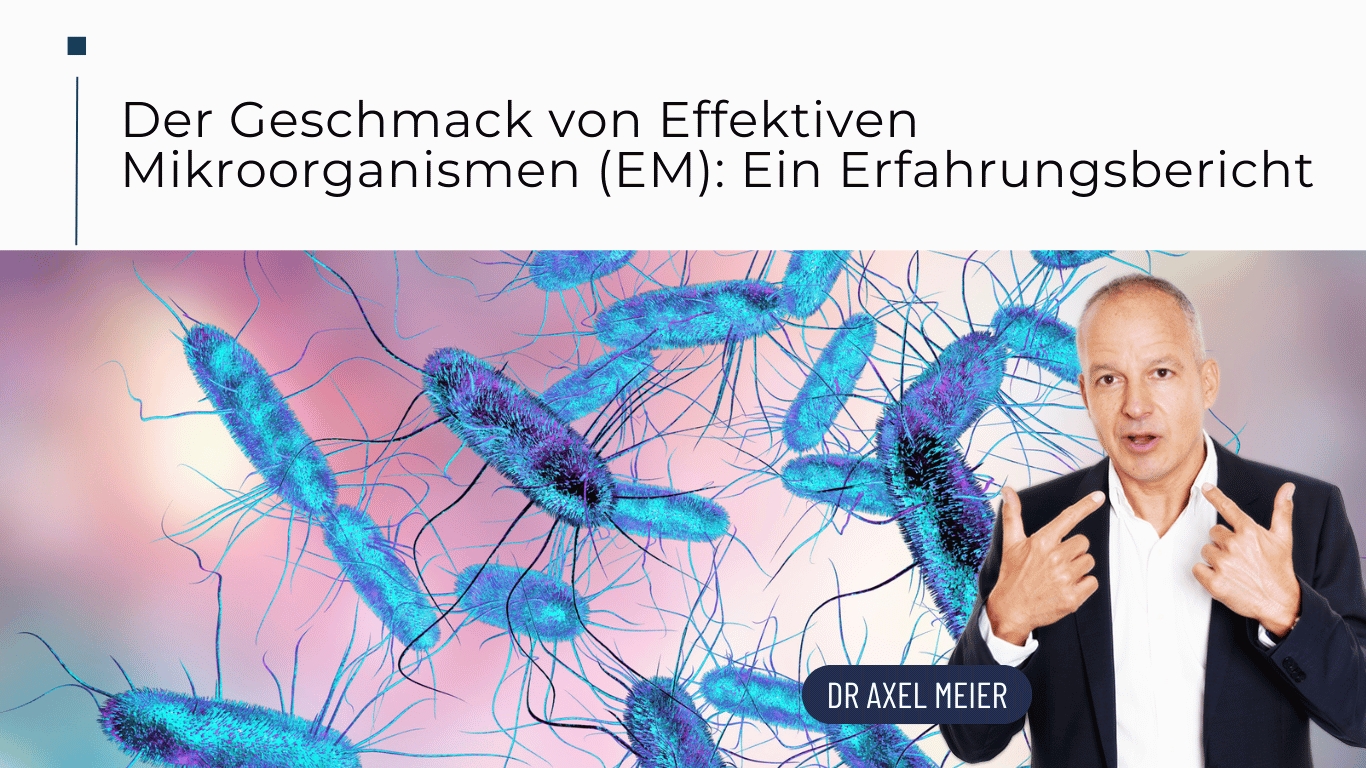 Ferment Effect - Geschmack effektive Mikroorganismen (Die Bildrechte liegen bei dem Verfasser der Mitteilung.)