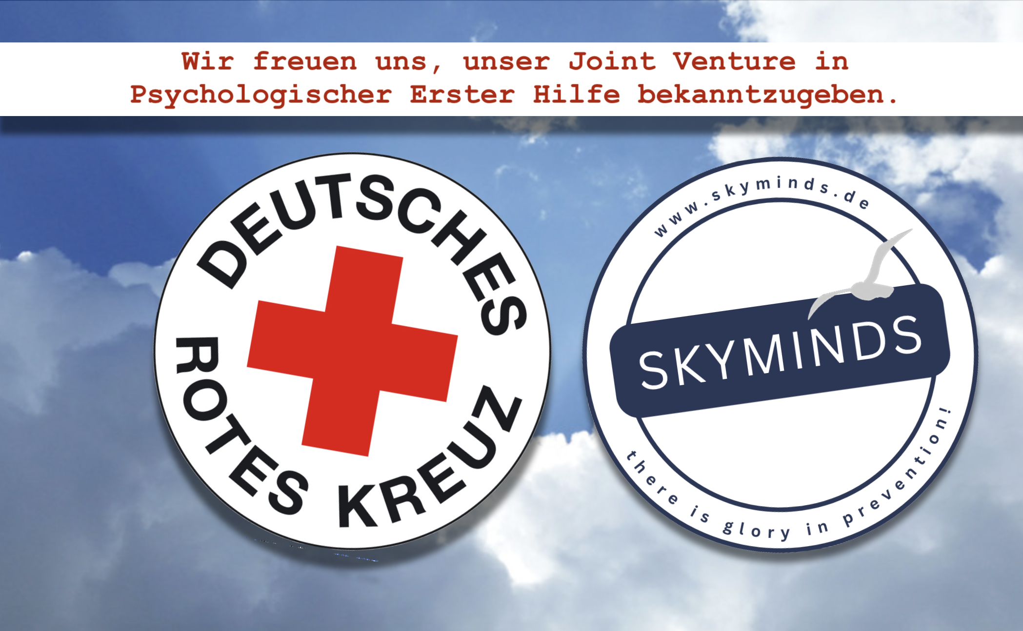 Joint Venture skyminds e.V. und DRK