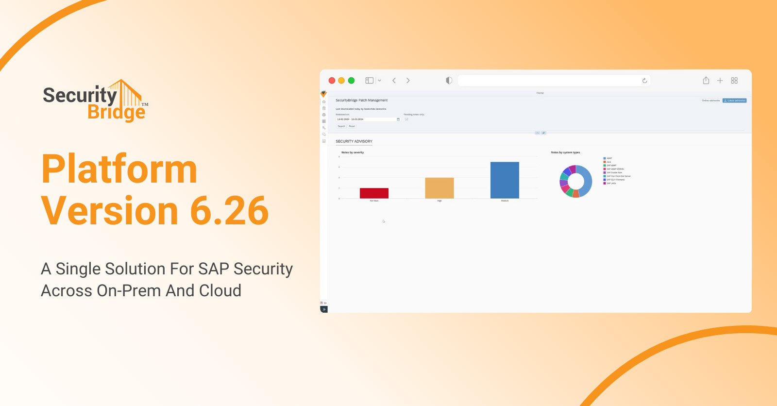 SecurityBridge veröffentlicht neue Version seiner SAP-Sicherheitsplattform (Bildquelle: SecurityBridge) SecurityBridge veröffentlicht neue Version seiner SAP-Sicherheitsplattform (Bildquelle: SecurityBridge)